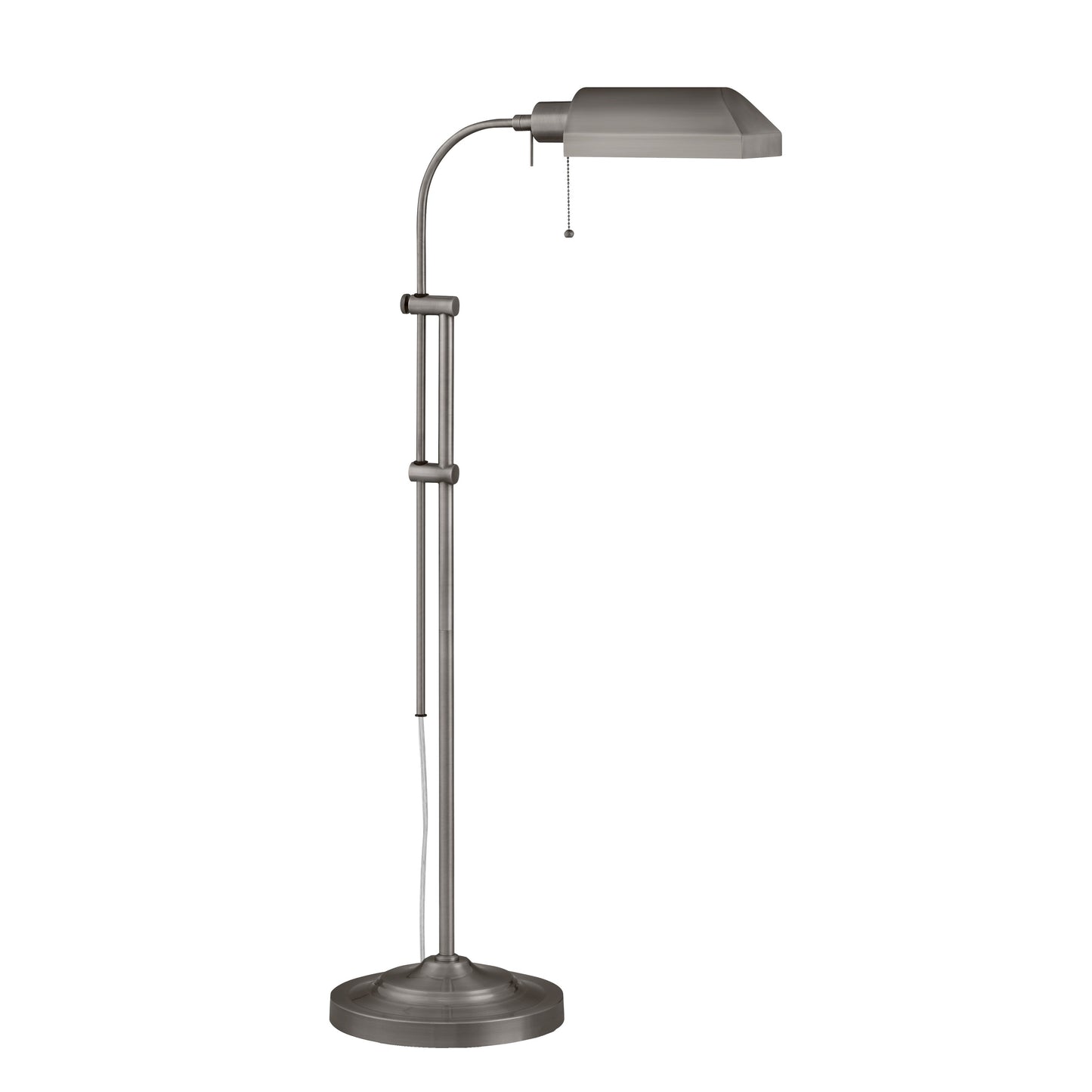 Medallion Lighting Lavoro 55" Gunmetal Height Adjustable Steel Floor Lamp
