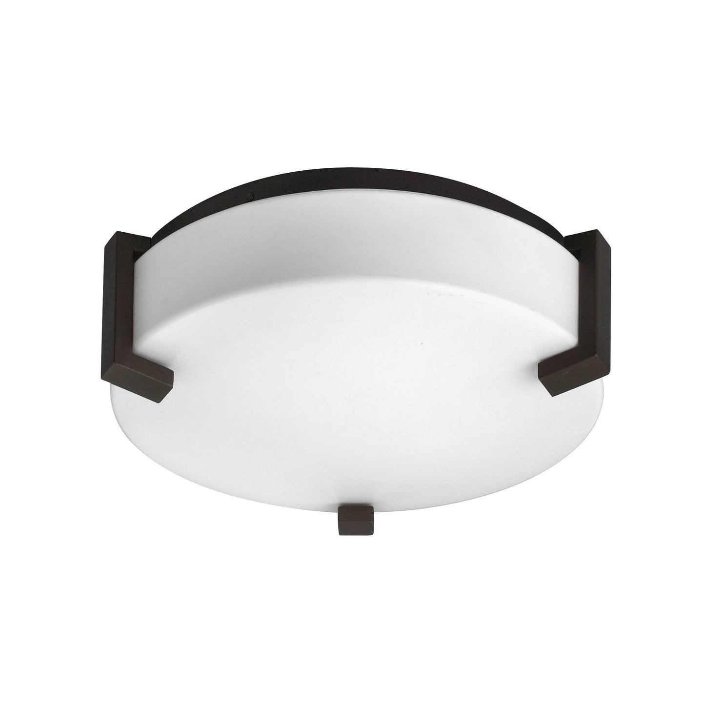 Medallion Lighting Truly Yours 12" Metallic Bronze Steel/Acrylic Flush Mount Ceiling Light