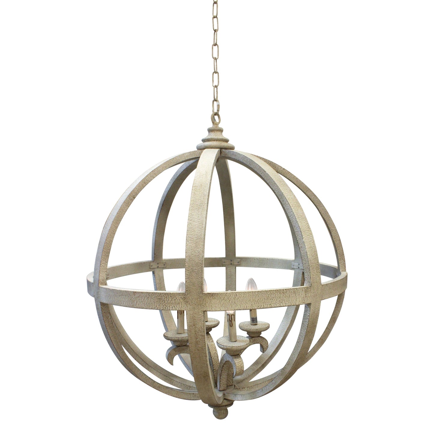 Meva Florence 31" White Antique Finish Pendant