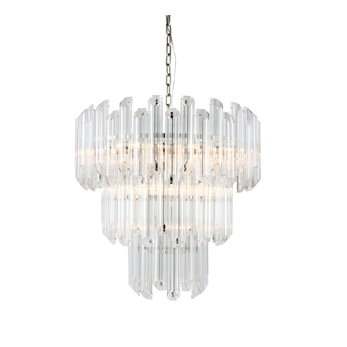 Meva Harmonie 27" Silver Chandelier