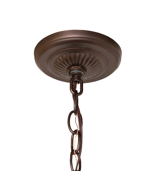 Meyda Lighting 16" 5-Light Mahogany Bronze Fancy Chandelier Hardware