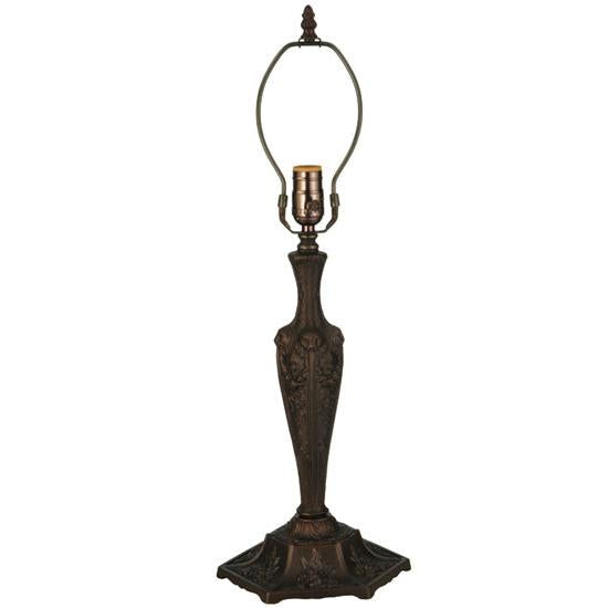 Meyda Lighting 24" Mahogany Bronze Lion Head Table Lamp Base