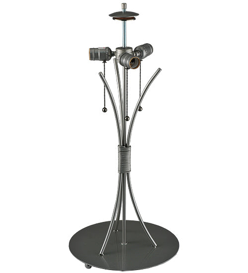 Meyda Lighting 28" Nickel Powdercoat Table Lamp Base