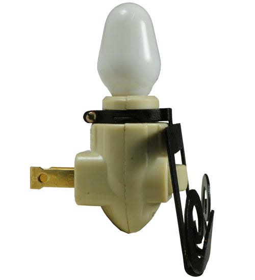 Meyda Lighting 4" Textured Black Bracket Night Light