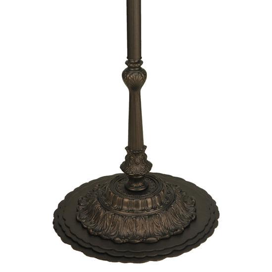 Meyda Lighting 58" 3-Light Mahogany Bronze Weighted Floor Lamp Base