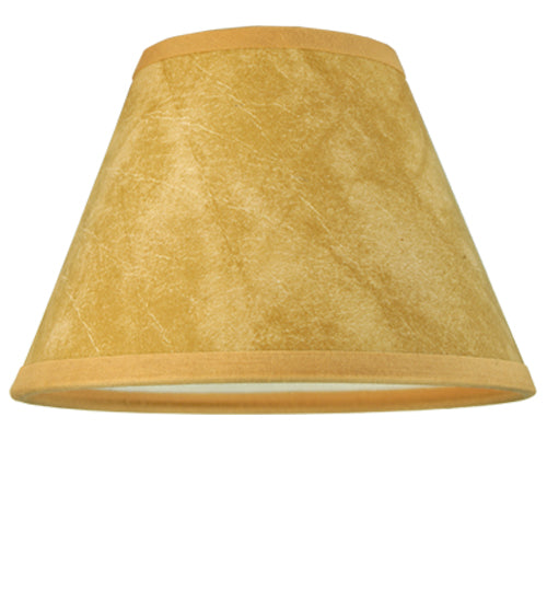 Meyda Lighting 6" Beige Alabaster Faux Leather Shade