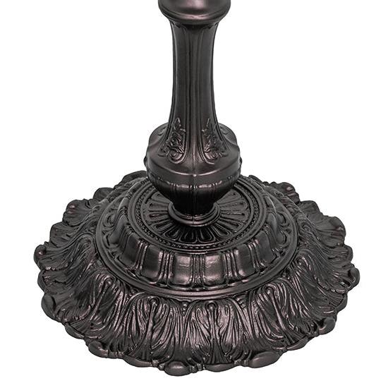 Meyda Lighting 60" Mahogany Bronze Bridge Arm Floor Lamp Base