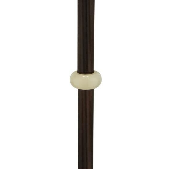 Meyda Lighting 62" 3-Light Mahogany Bronze Floor Lamp Base