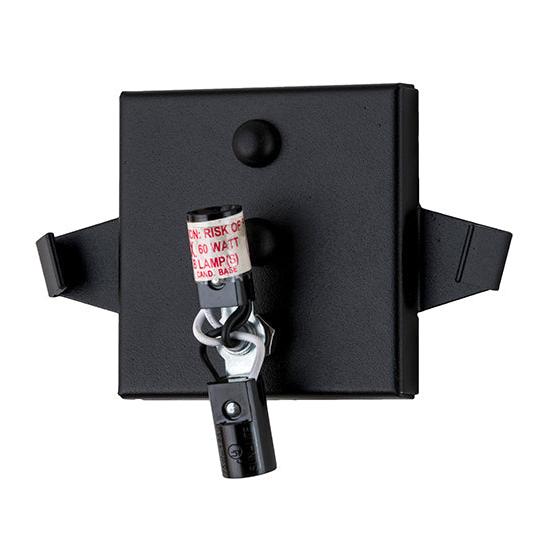 Meyda Lighting 7" 2-Light Textured Black Wall Sconce Hardware