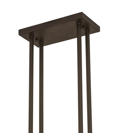 Meyda Lighting Alva 48" 22-Light Dark Walnut & Oil Rubbed Bronze Pendant Light