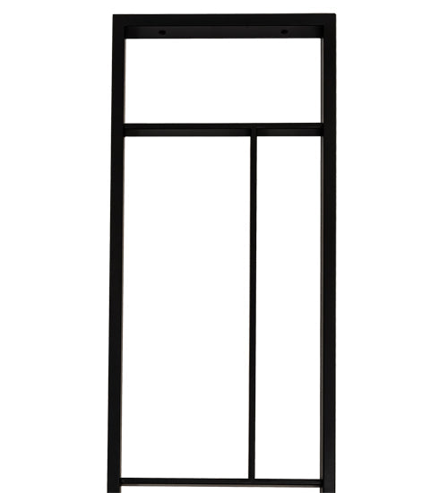 Meyda Lighting Anniston 18" LED Solar Black & Gold Metallic Wall Sconce With White Statuario Idalight Shade