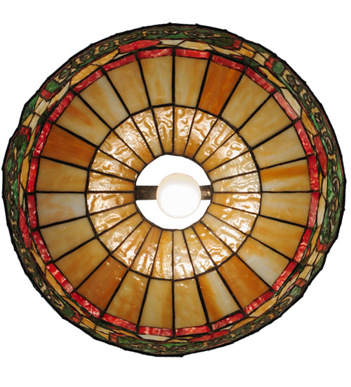 Meyda Lighting Applebee's 16" Personalized Multi-Colored Shade Glass