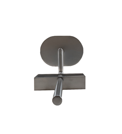 Meyda Lighting Ausband 7" Extreme Chrome Wall Sconce With Frosted Clear Contrail Mist Idalight Shade
