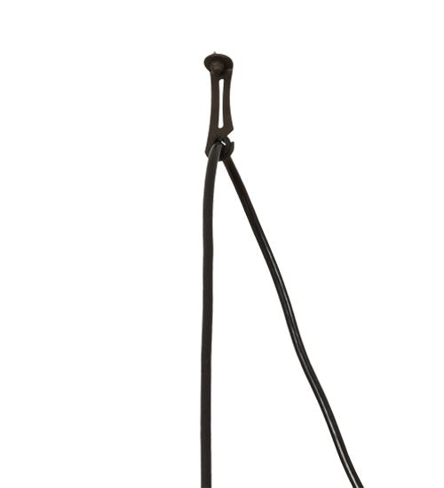 Meyda Lighting Castiliolite 120" 12-Light Oil Rubbed Bronze Pendant Light With White Shade Glass