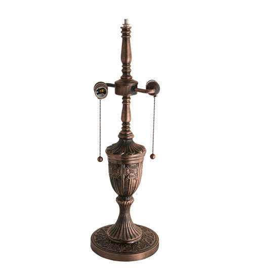 Meyda Lighting Chalice 24" 2-Light Mahogany Bronze Table Lamp Base