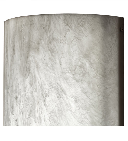 Meyda Lighting Cilindro 11" LED Nickel Wall Sconce With Whitestone Idalight Shade Glass