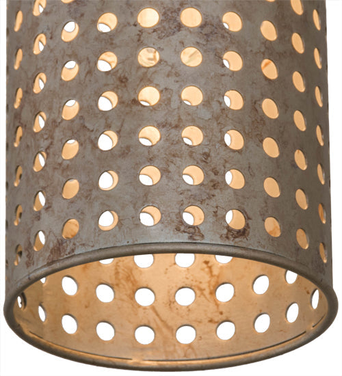 Meyda Lighting Cilindro 5" Ombre Lavato Martiz Mini Pendant Light
