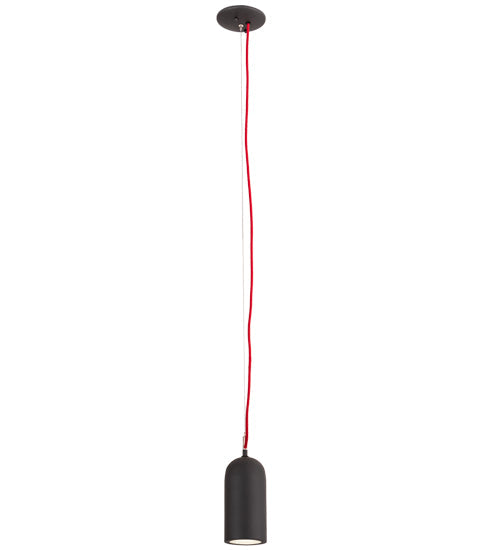 Meyda Lighting Cloche 4" Wrought Iron Pendant Light