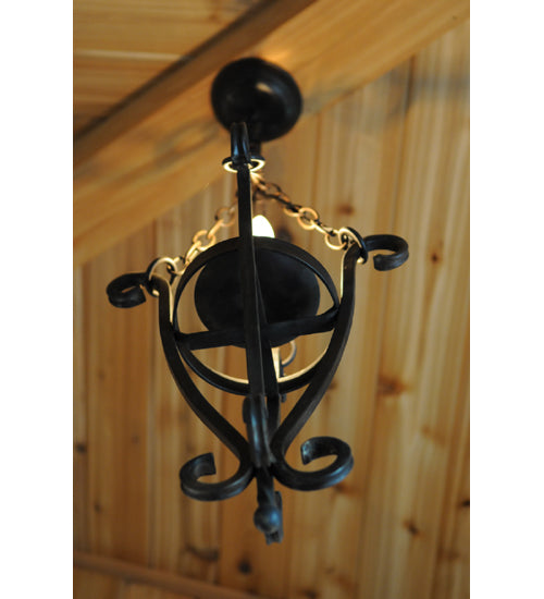 Meyda Lighting Costello 13" Wrought Iron Pendant Light