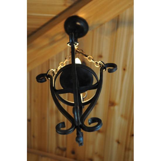 Meyda Lighting Costello 13" Wrought Iron Pendant Light