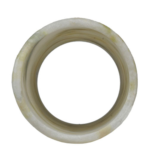 Meyda Lighting Cylindre 3" White & Light Green Jadestone Shade