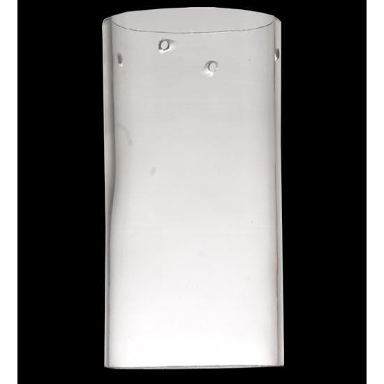 Meyda Lighting Cylindre 4" Clear Crystal Shade Glass