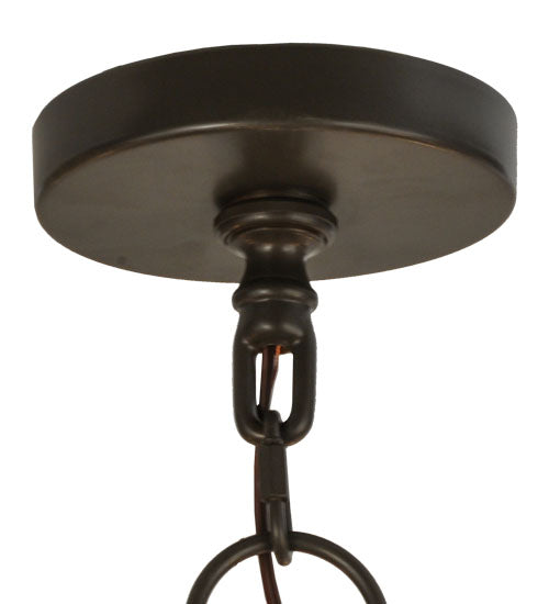 Meyda Lighting Cypress 48" 12-Light Timeless Bronze Chandelier With Ivory Faux Candlelight
