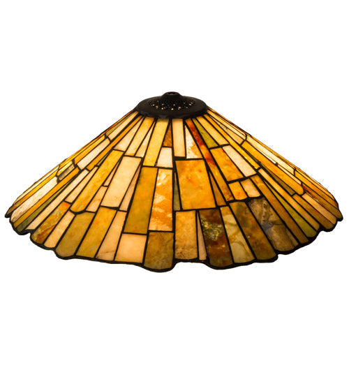 Meyda Lighting Delta 21" Multi-Colored Jadestone Shade