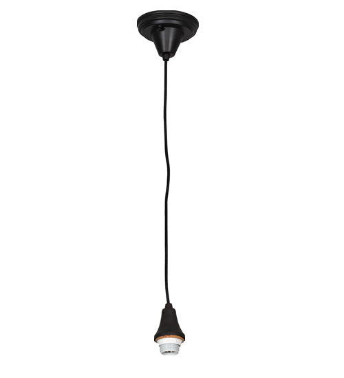 Meyda Lighting Delta 38" Craftsman Brown Mini Pendant Light With Beige Jadestone Shade Glass