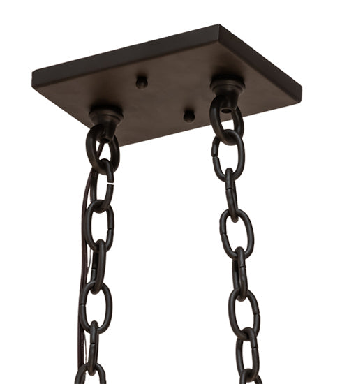 Meyda Lighting Driftwood 36" 8-Light Oil Rubbed Bronze & Weathered Driftwood Chandelier