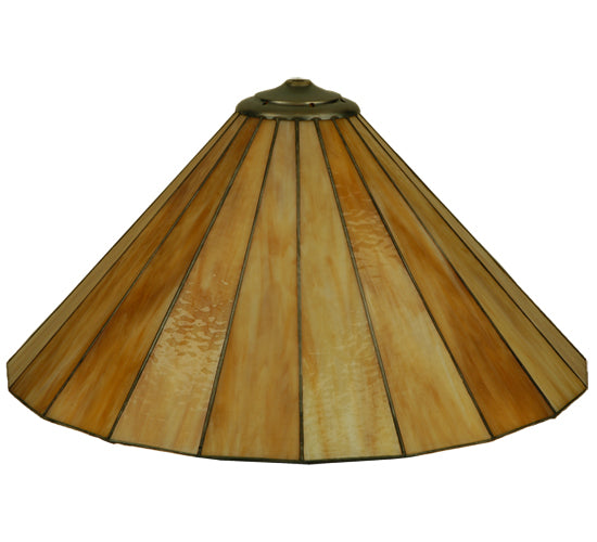Meyda Lighting Duncan 27" Mahogany Bronze Table Lamp With Beige Shade Glass