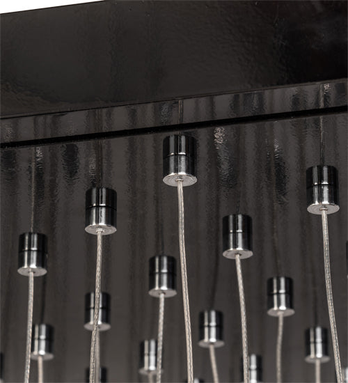 Meyda Lighting Firefly 72" 300-Light Jet Black Pendant Light