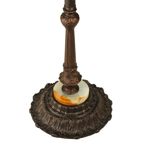 Meyda Lighting Florentine 59" Mahogany Bronze Torchiere Floor Lamp Base