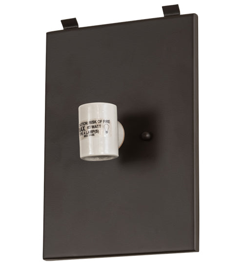 Meyda Lighting Fly Fishing Creek 16" 2-Light Oil Rubbed Bronze Wall Sconce With Amber Mica Shade Glass