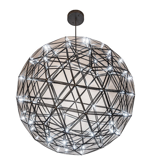 Meyda Lighting Geosphere 44" 92-Light Oil Rubbed Bronze Pendant Light