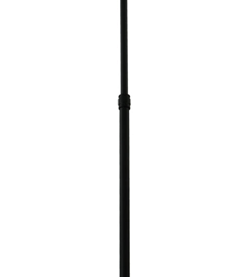 Meyda Lighting Grand Terrace 72" 6-Light Black Island Pendant Light With Dark Green Jadestone Shade
