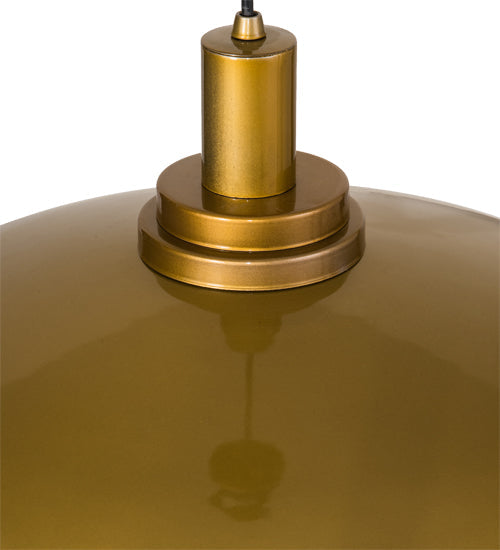 Meyda Lighting Gravity 24" Brass Tint Pendant Light