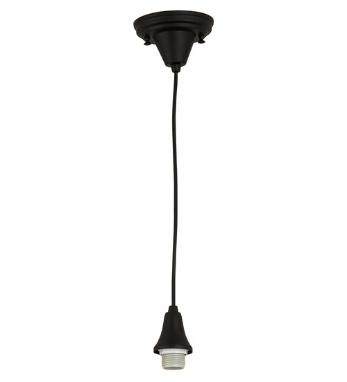 Meyda Lighting Handkerchief 10" Black Powdercoat Chambord Swirl Pendant Light With Purple Baroque Hued Shade Glass