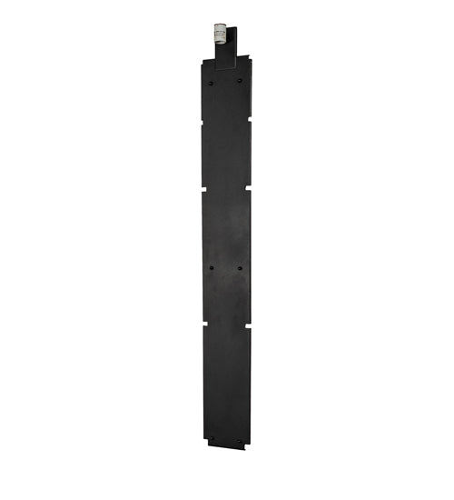 Meyda Lighting Hudson House 10" Black Textured Wall Sconce With Frosted Rainstone Idalight Shade