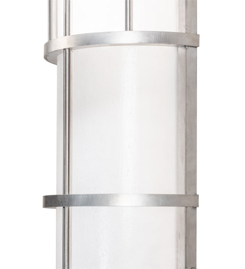 Meyda Lighting Hudson House 11" Brushed Stainless Steel Wall Sconce With Rainstone Idalight Shade