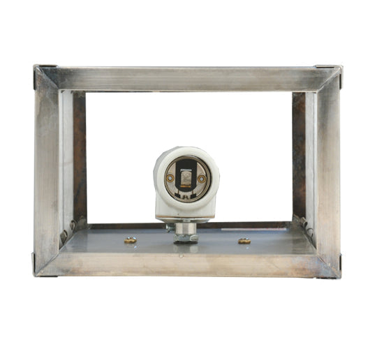 Meyda Lighting Hyde Park 7" 2-Light Antique Nickel T Mission Wall Sconce With White Shade Glass