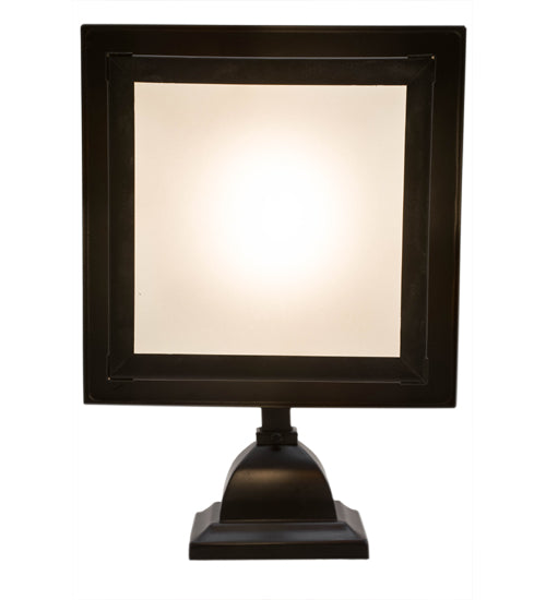 Meyda Lighting Hyde Park 9" Solar Black Powder Coated Wall Sconce With Amber & Clear Frosted Shade Glass