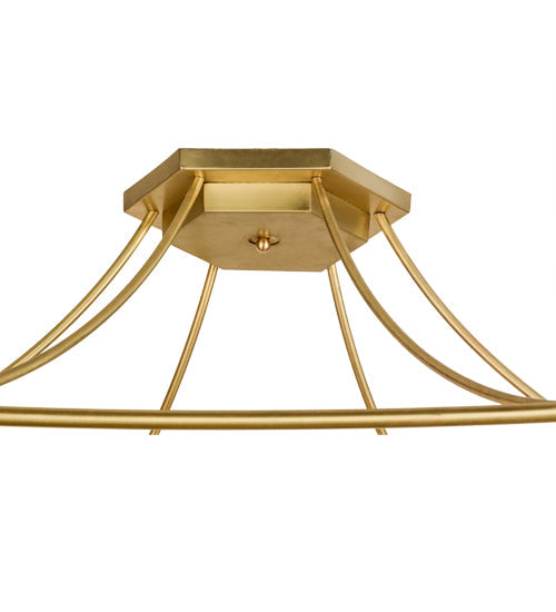 Meyda Lighting ISON 84" 18-Light Natural Brass Chandelier