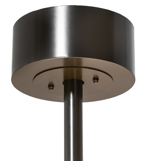 Meyda Lighting Jayne 36" 10-Light 3-Tier Timeless Bronze Pendant Light With Amber Tawnyrock Idalight Shade