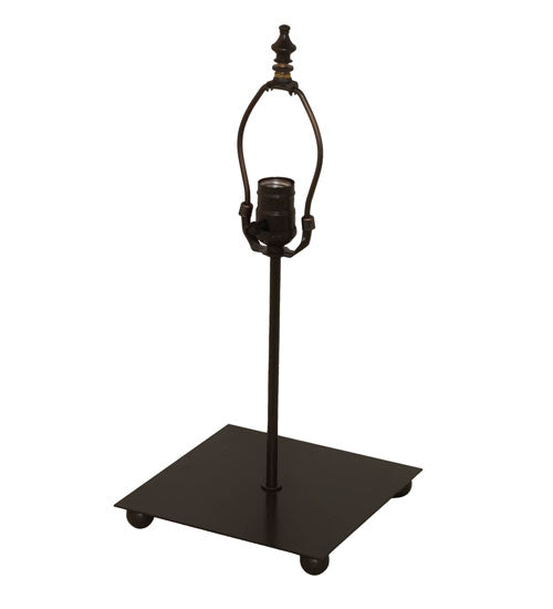 Meyda Lighting Lady Slipper 17" Timeless Bronze Table Lamp With White Art Shade Glass
