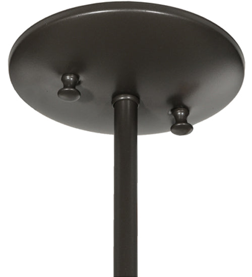Meyda Lighting Libation 143076 5" Timeless Bronze Mini Pendant Light With Clear Shade Glass