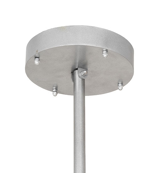 Meyda Lighting Loxley 46" 12-Light LED Sparkle Silver Cayuga Chandelier With Clear & White Shade Glass