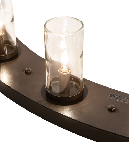 Meyda Lighting Loxley 60" 20-Light Timeless Bronze Chandelier With Clear Shade Glass