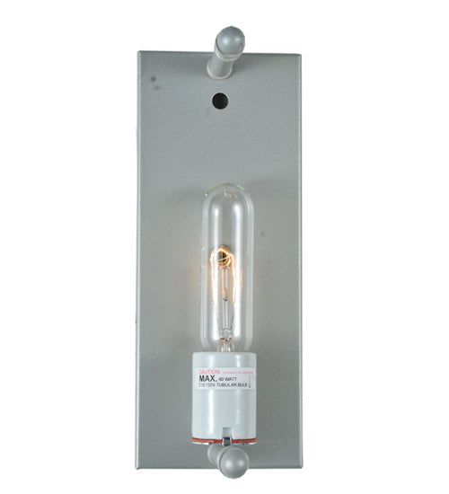 Meyda Lighting Metro 9" Strisce Wall Sconce With Blue Iridescent Shade Glass