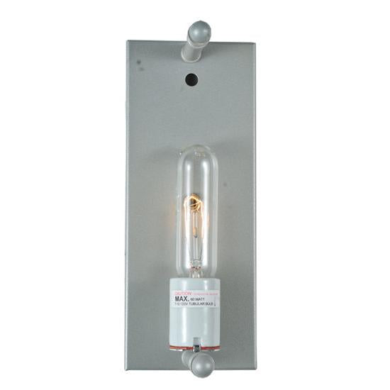 Meyda Lighting Metro 9" Strisce Wall Sconce With Blue Iridescent Shade Glass